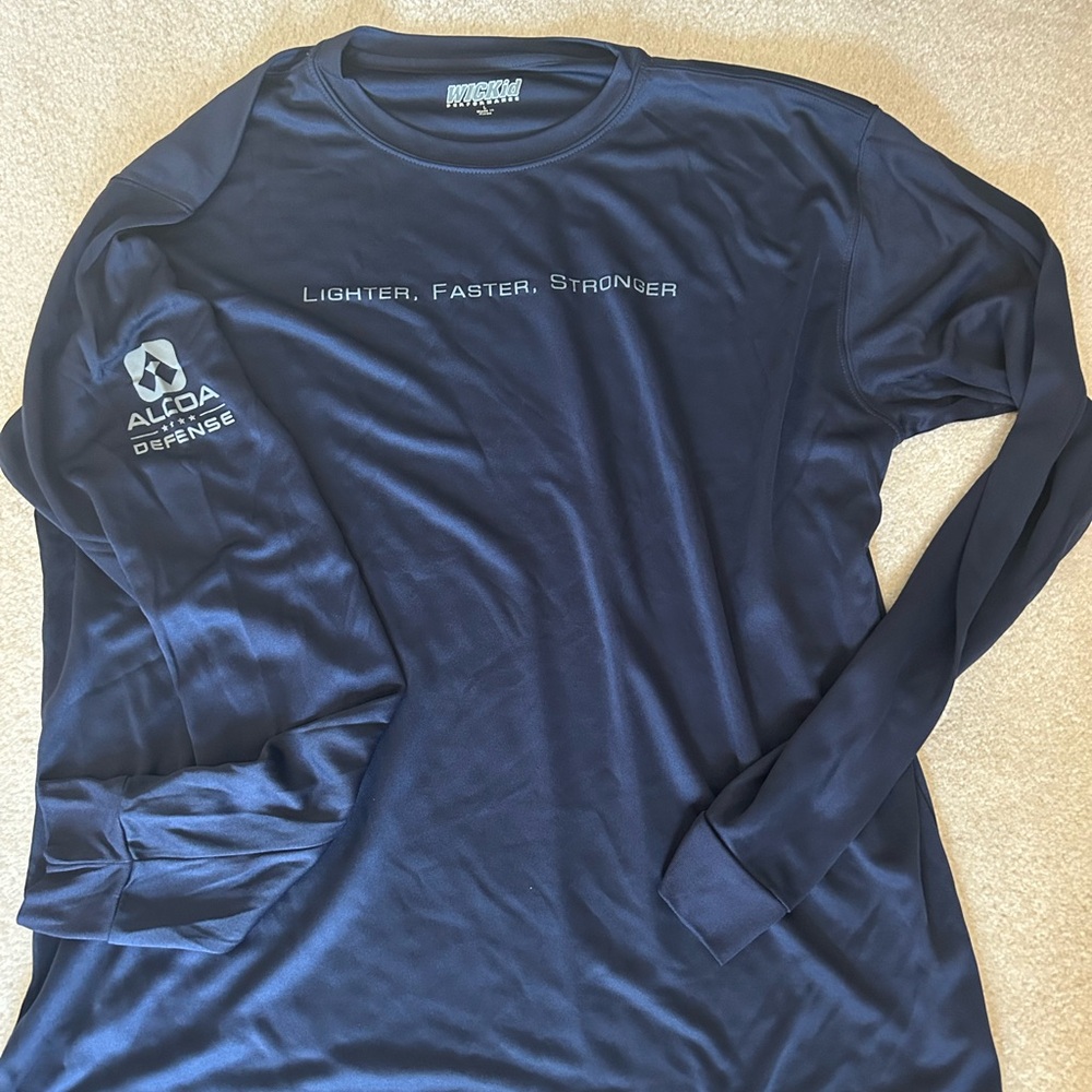 Blue Long Sleeve Tee Shirt